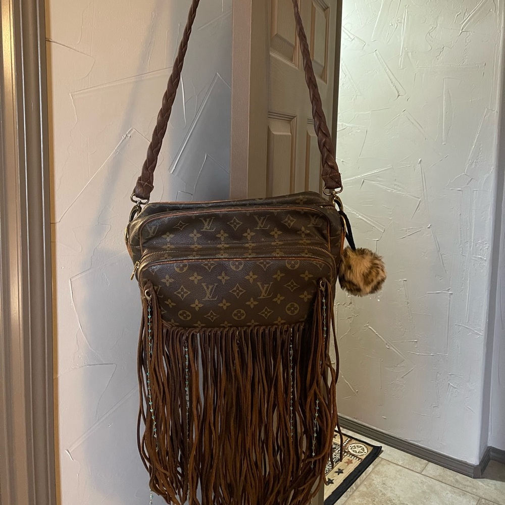 Authentic real leather revamped Louis Vuitton